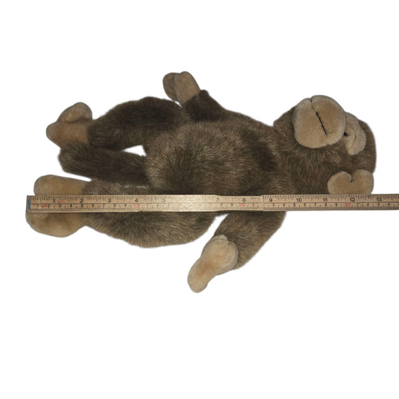 Russ Berrie Jimby Plush Monkey Stuffed Animal 13 Inch Brown Soft Toy - Picture 8 of 11
